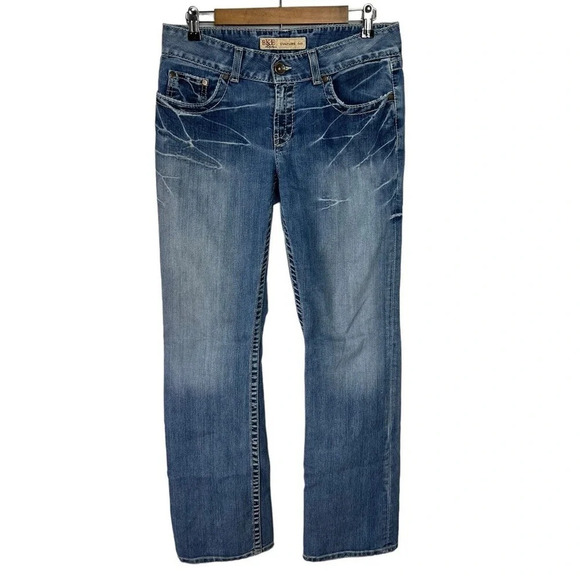Buckle BKE Culture Bootcut Jeans Denim Style BK14124L Size 31x33.5 Stretch Wms - Picture 1 of 7